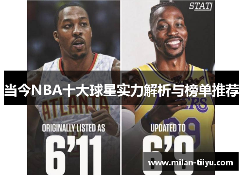 当今NBA十大球星实力解析与榜单推荐